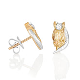 Palomino Two Tone 18ct Stud Earrings